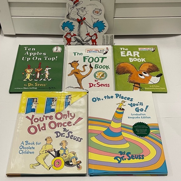 Dr. Seuss Other - Dr. Seuss Book Bundle – 5 Hardcover Classics + Bonus Bookmark Cutout